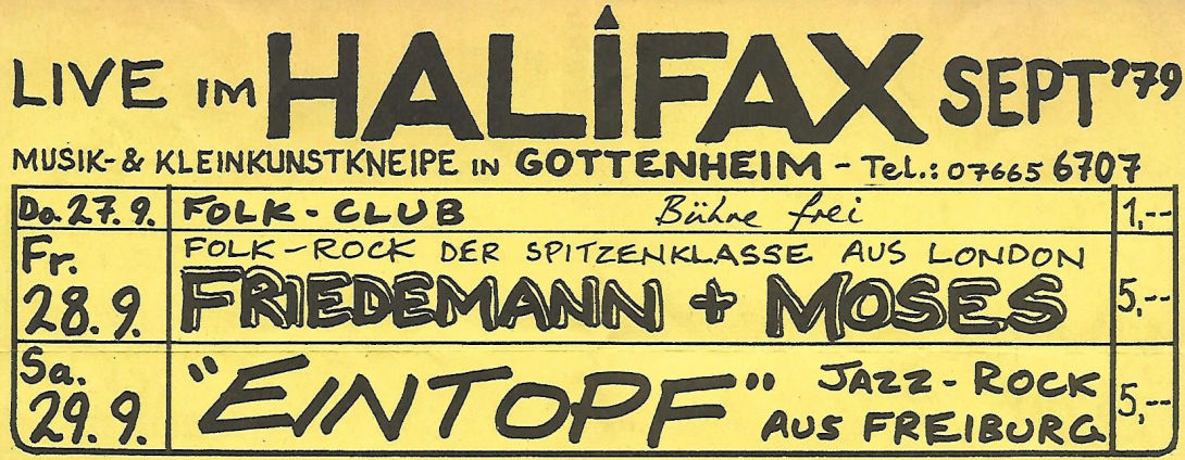 Bühnenprogramm Eintopf Hallifax