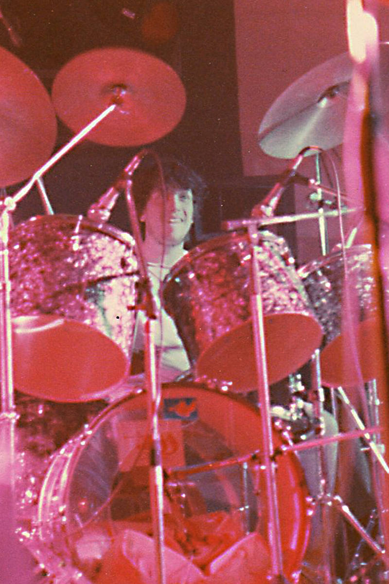 Trommler, live, Schlagzeug