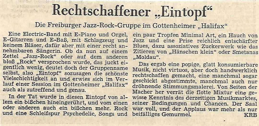 Eintopf Kritik Hallifax