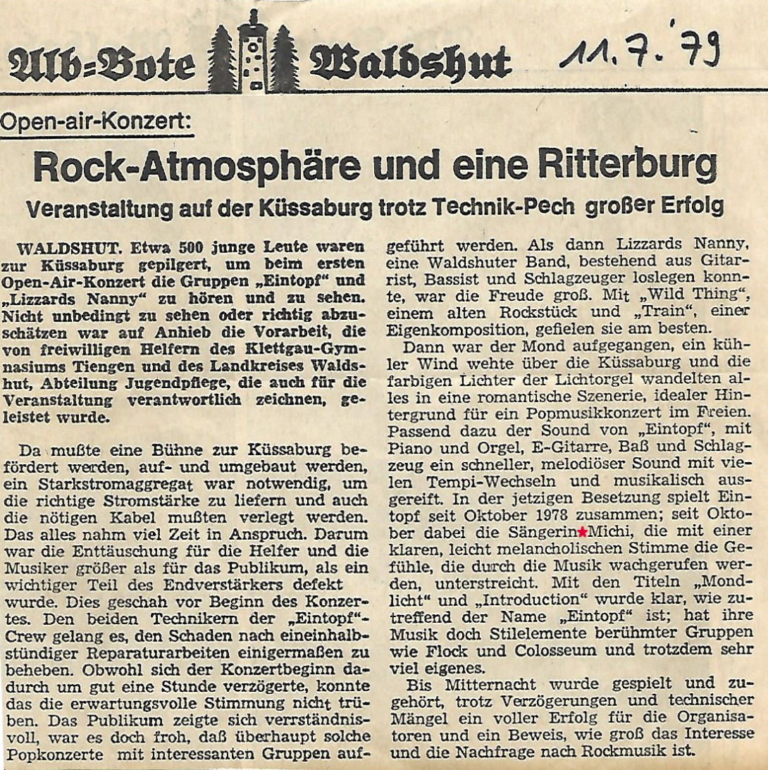 Eintopf Kritik Küssaburg