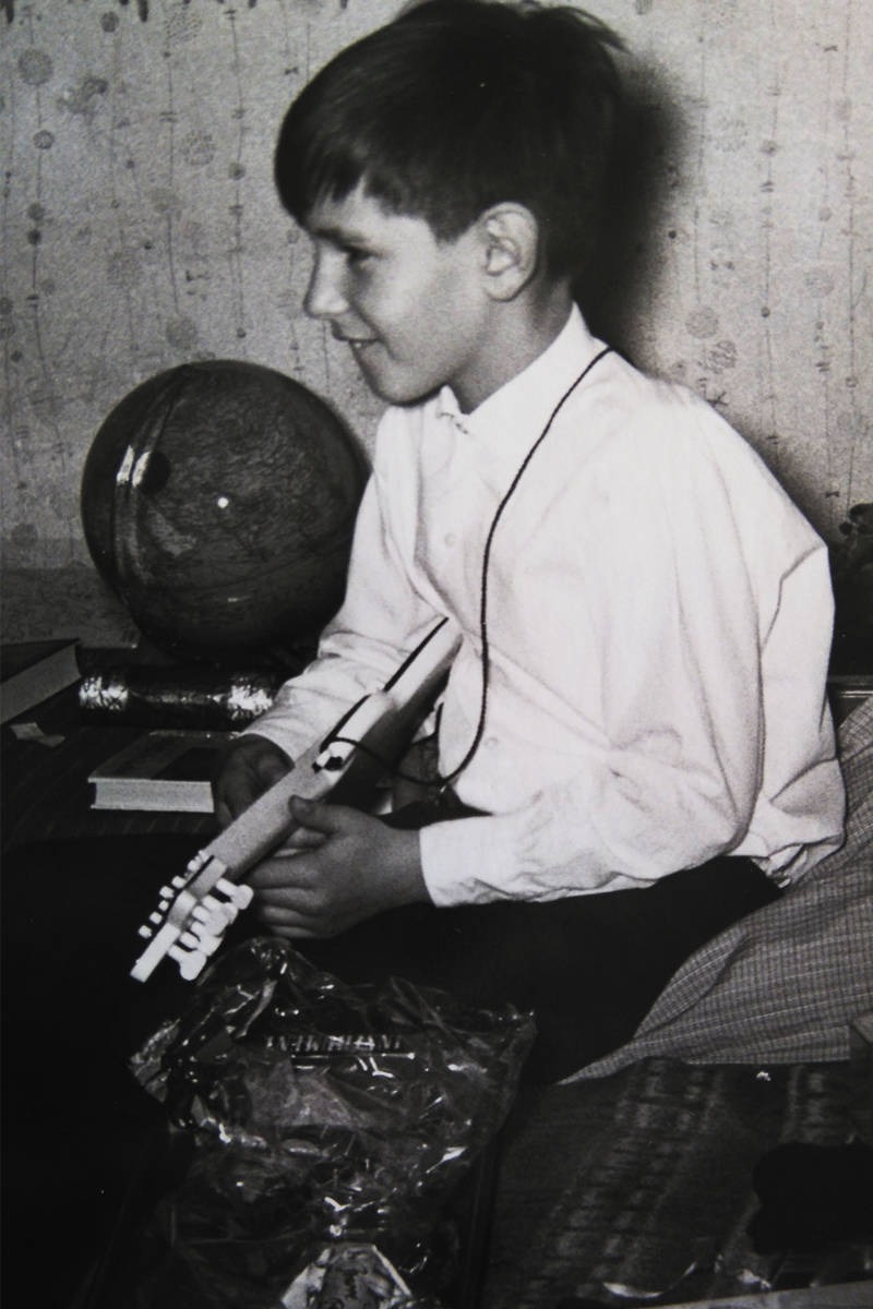 Gitarrist, Kind, Gitarre